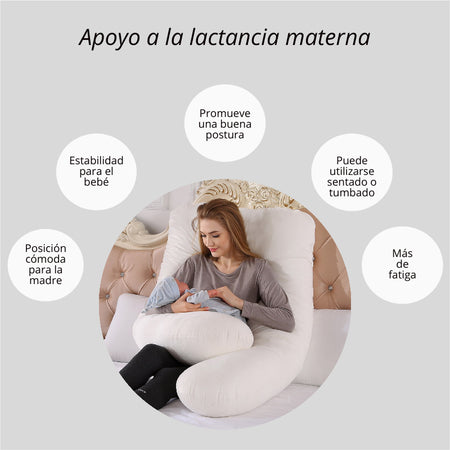 Relaxia™ | Cojín para embarazadas - comodidad y alivio.