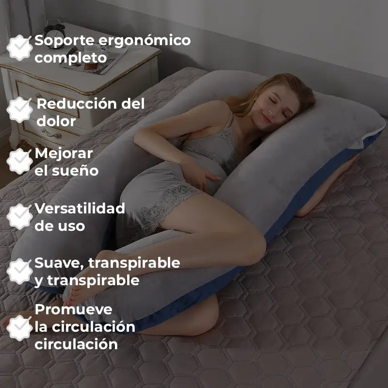 Relaxia™ | Cojín para embarazadas - comodidad y alivio.