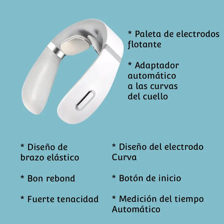 Relaxia™ | Masajeador cervical inteligente: relajación y alivio instantáneos