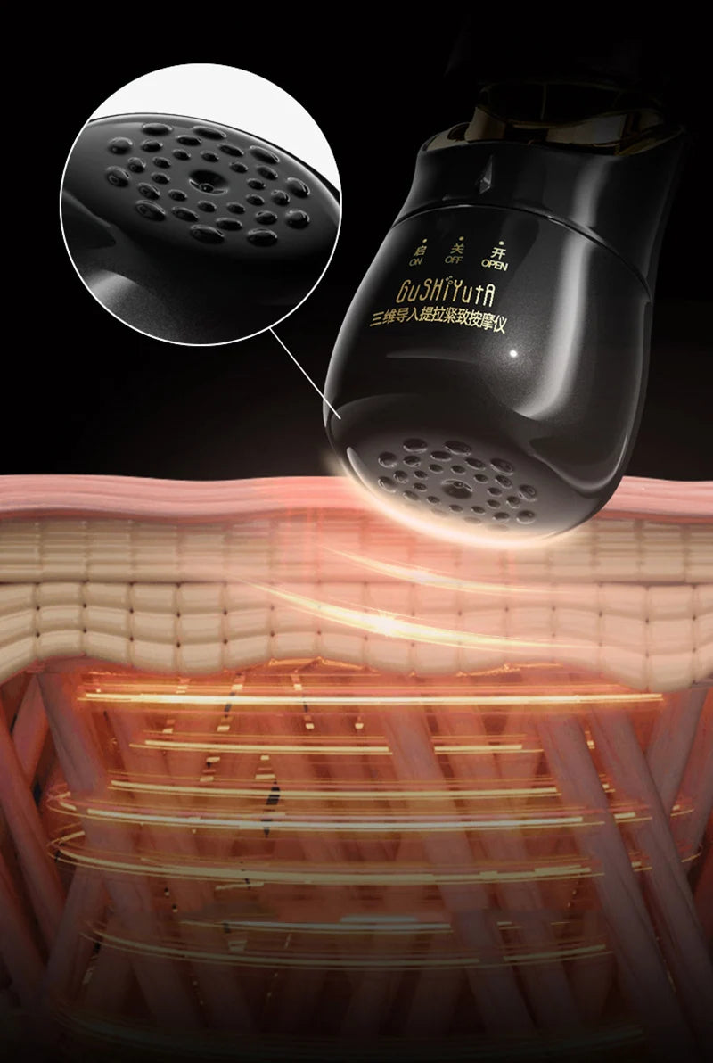 Relaxia™ | Masajeador Facial 3 en 1 - Antiarrugas y Piel Radiante