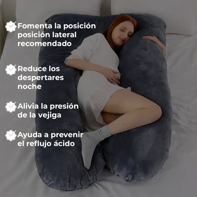 Relaxia™ | Cojín para embarazadas - comodidad y alivio.