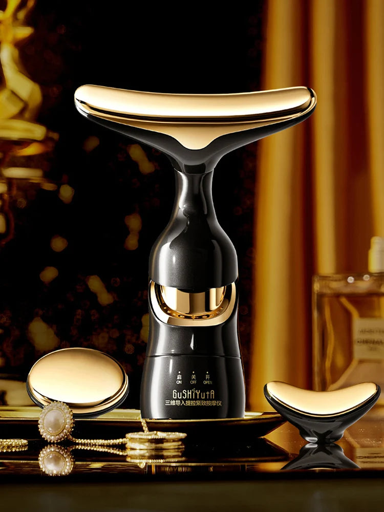 Relaxia™ | Masajeador Facial 3 en 1 - Antiarrugas y Piel Radiante